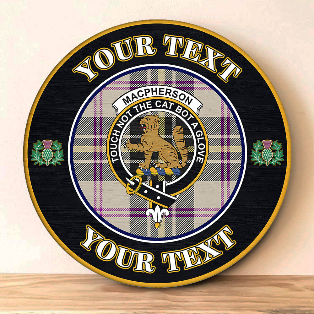 MacPherson Dress Ancient Tartan Crest Quilt