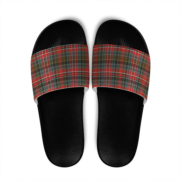 MacPherson Weathered Tartan Classic Slide Sandals