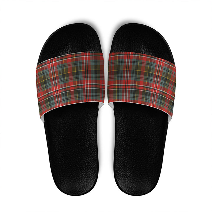 MacPherson Weathered Tartan Classic Slide Sandals