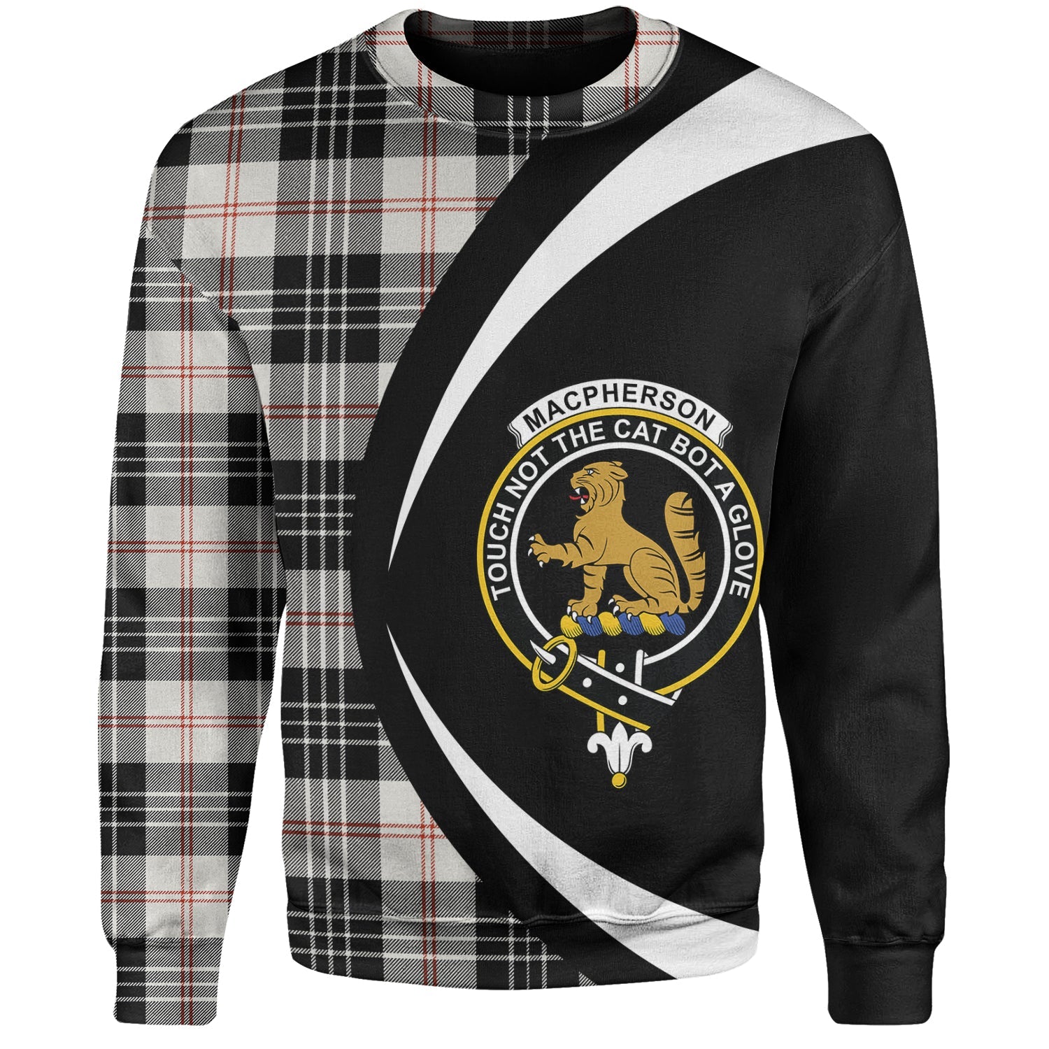 MacPherson Red Cluny Tartan Polo Shirt - Alba Celtic Style main image 1
