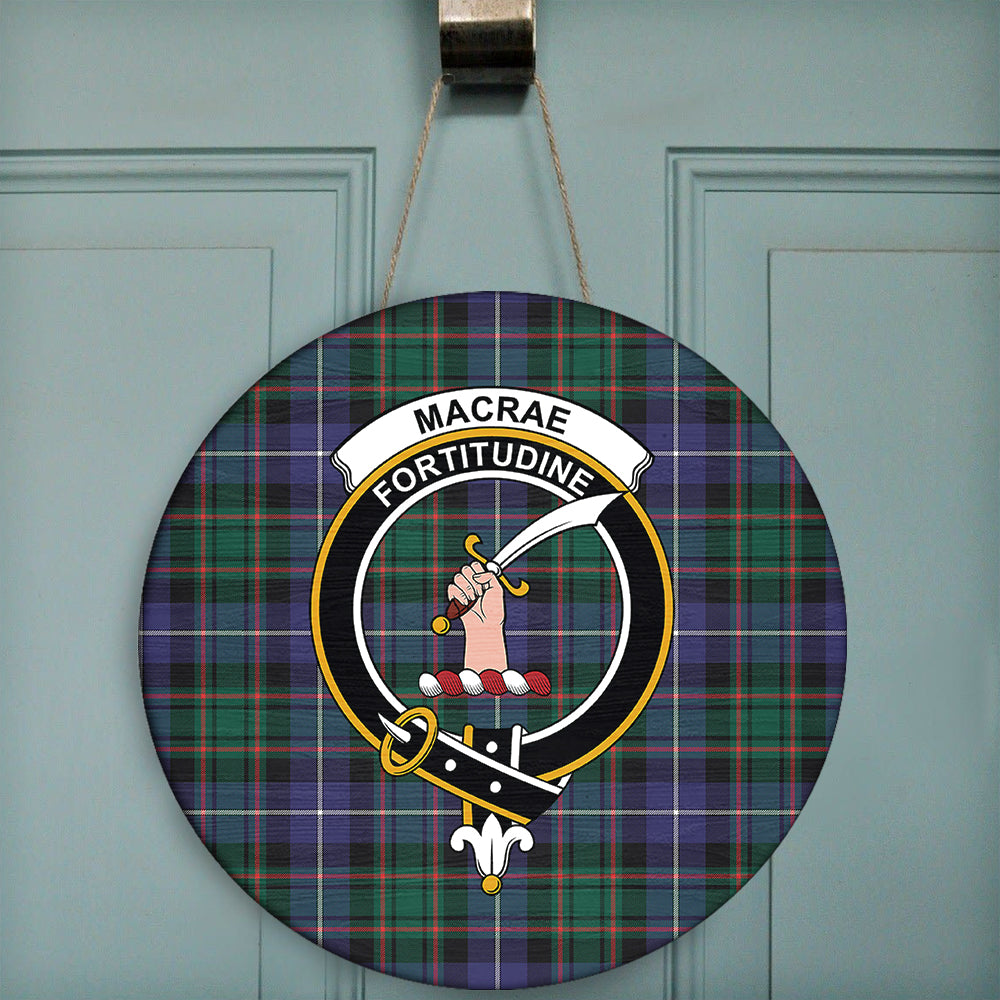 MacRae Dress Modern Tartan Crest Men's Short PM8