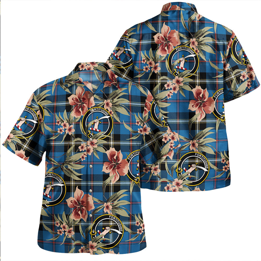 MacRae Dress Purple Tartan Hawaiian Shirt main image 0