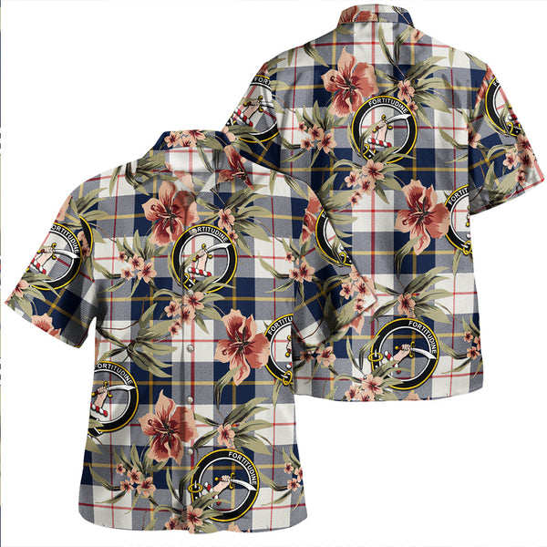 MacRae of Conchra Modern Clan Badge Tartan Aloha Hawaiian Shirt Tropical Old Style