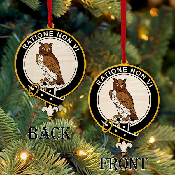 MacTaggart Clan Badge Wood Acrylic Ornament