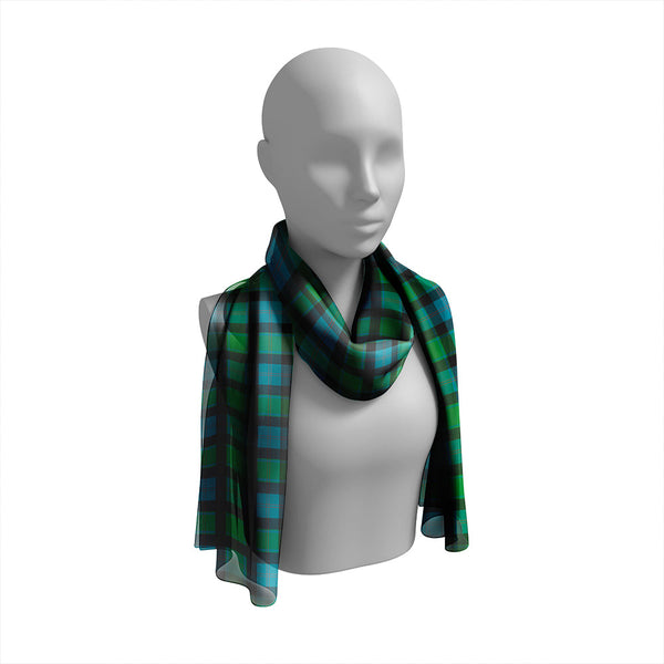 MacTaggart Ancient Tartan Classic Silk Habotai Long Scarf