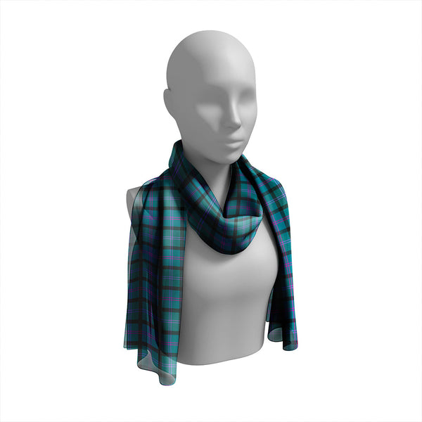 MacThomas (Thompson/Thomson) Ancient Tartan Classic Silk Habotai Long Scarf