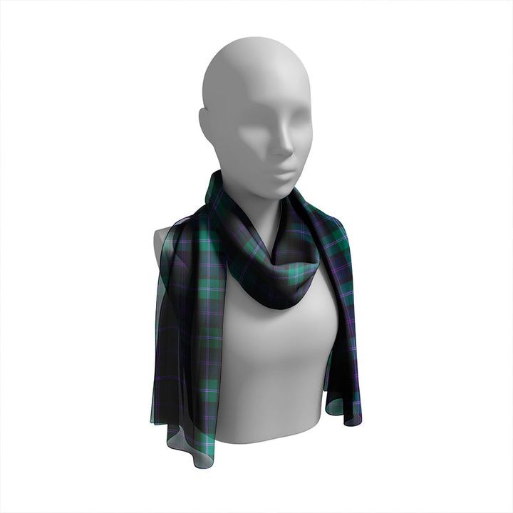 MacThomas (Thompson/Thomson) Modern Tartan Classic Silk Habotai Long Scarf