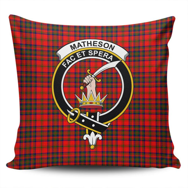 Matheson Modern Tartan Classic Crest Pillow Cover