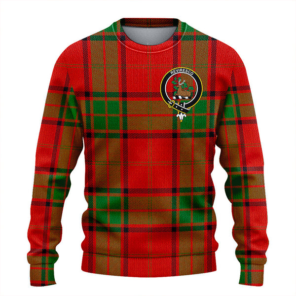 Maxwell Ancient Clan Badge Tartan Knitted Sweater