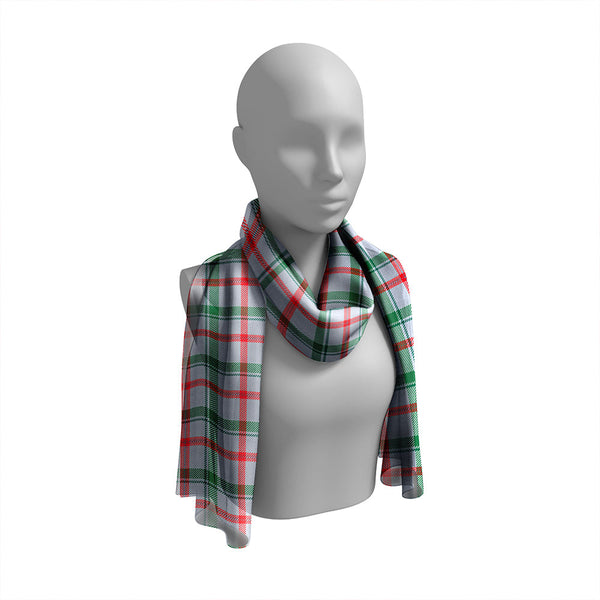 Miss MacDougal (Personal) (MacLeod Arisaid) Modern Tartan Classic Silk Habotai Long Scarf