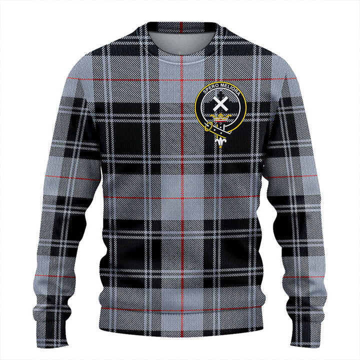 Moffat Modern Clan Badge Tartan Knitted Sweater