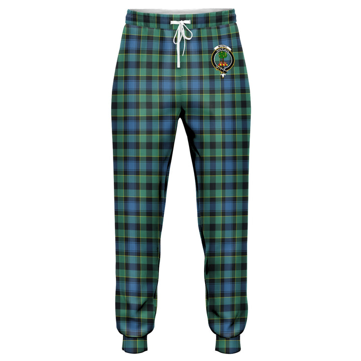 Mouat Clan Badge Tartan Jogger Pants