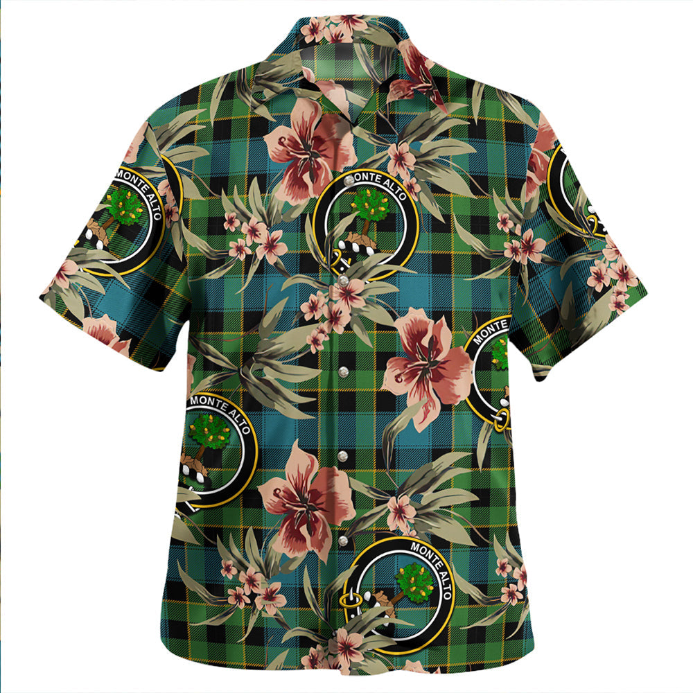 Scottish Tartan Baillie Modern Clan Hawaiian Shirt Tropical Old Style