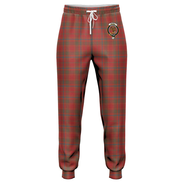 Munro Weathered Clan Badge Tartan Jogger Pants