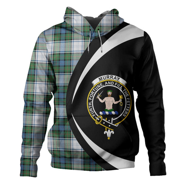Murray of Atholl Dress (Murray Dress) Ancient Clan Badge Tartan Hoodie Circle Style