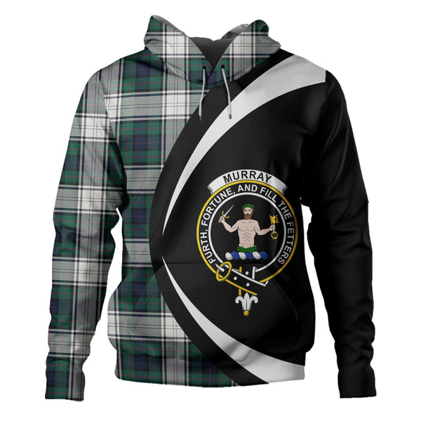 Murray of Atholl Dress (Murray Dress) Modern Clan Badge Tartan Hoodie Circle Style