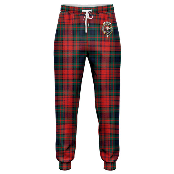 Murray of Atholl Red Dress (Murray of Atholl; Red Dress) Modern Clan Badge Tartan Jogger Pants