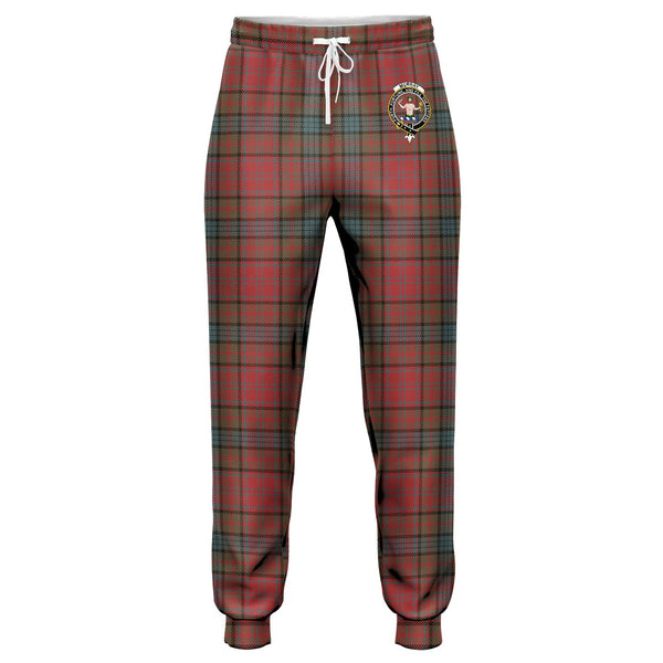 Murray of Atholl Red Dress (Murray of Atholl; Red Dress) Weathered Clan Badge Tartan Jogger Pants