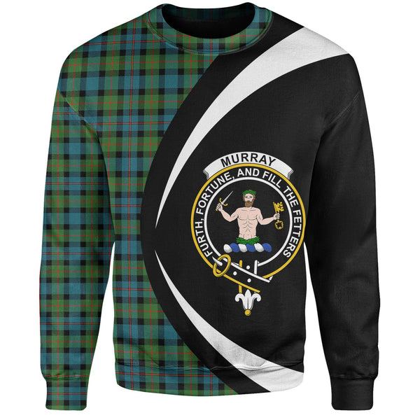 Murray of Atholl variation (Murray of Atholl; variation) Ancient Clan Badge Tartan Sweatshirt Circle Style Personalized