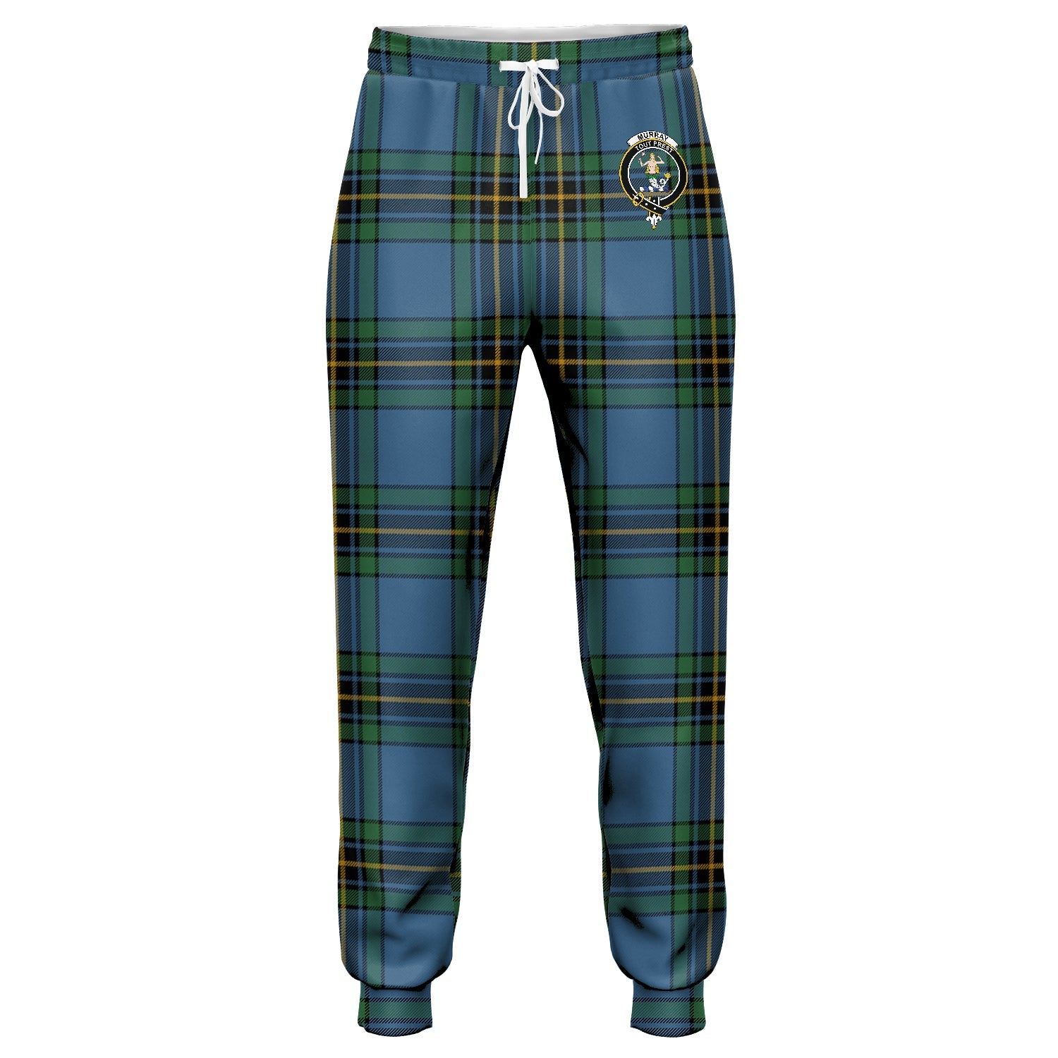 Stirling & Bannockburn District Tartan Crest Jogger Sweatpants - Alba Celtic Style