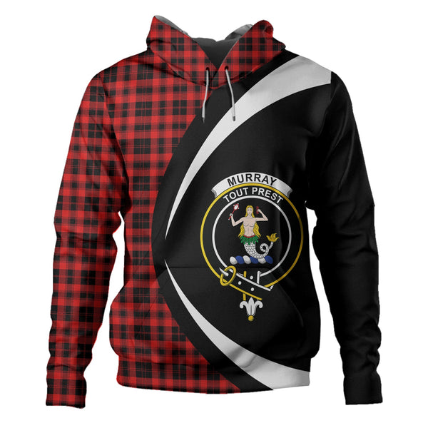 Murray of Ochtertyre Modern Clan Badge Tartan Hoodie Circle Style