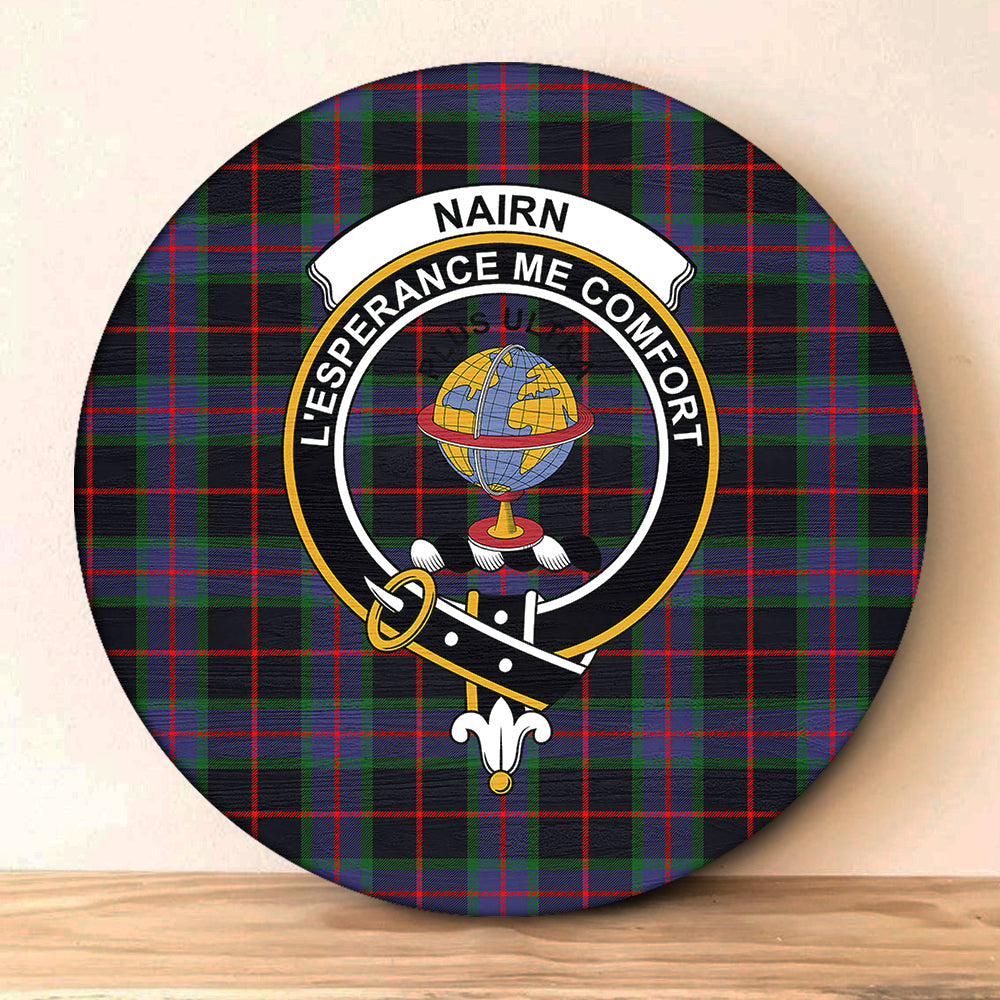 Nairn Tartan Crest Premium Blanket - Celtic Stag style