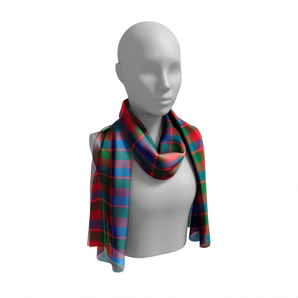 Nethybridge Ancient Tartan Classic Silk Habotai Long Scarf