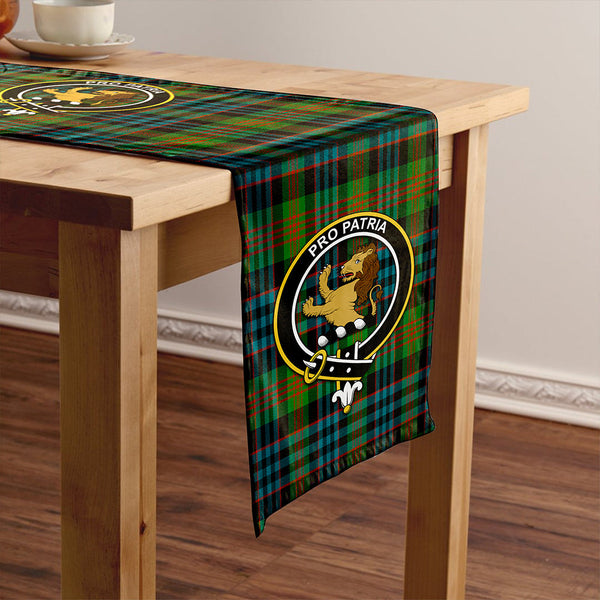 Newlands (Walker Newlands) Ancient Clan Badge Tartan Table Runner