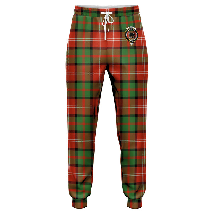 Nisbet (Nisbit) Ancient Clan Badge Tartan Jogger Pants