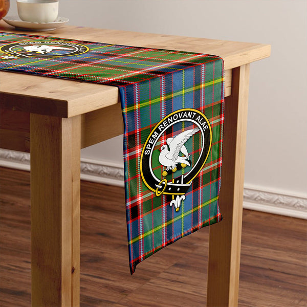 Norvel Clan Badge Tartan Table Runner