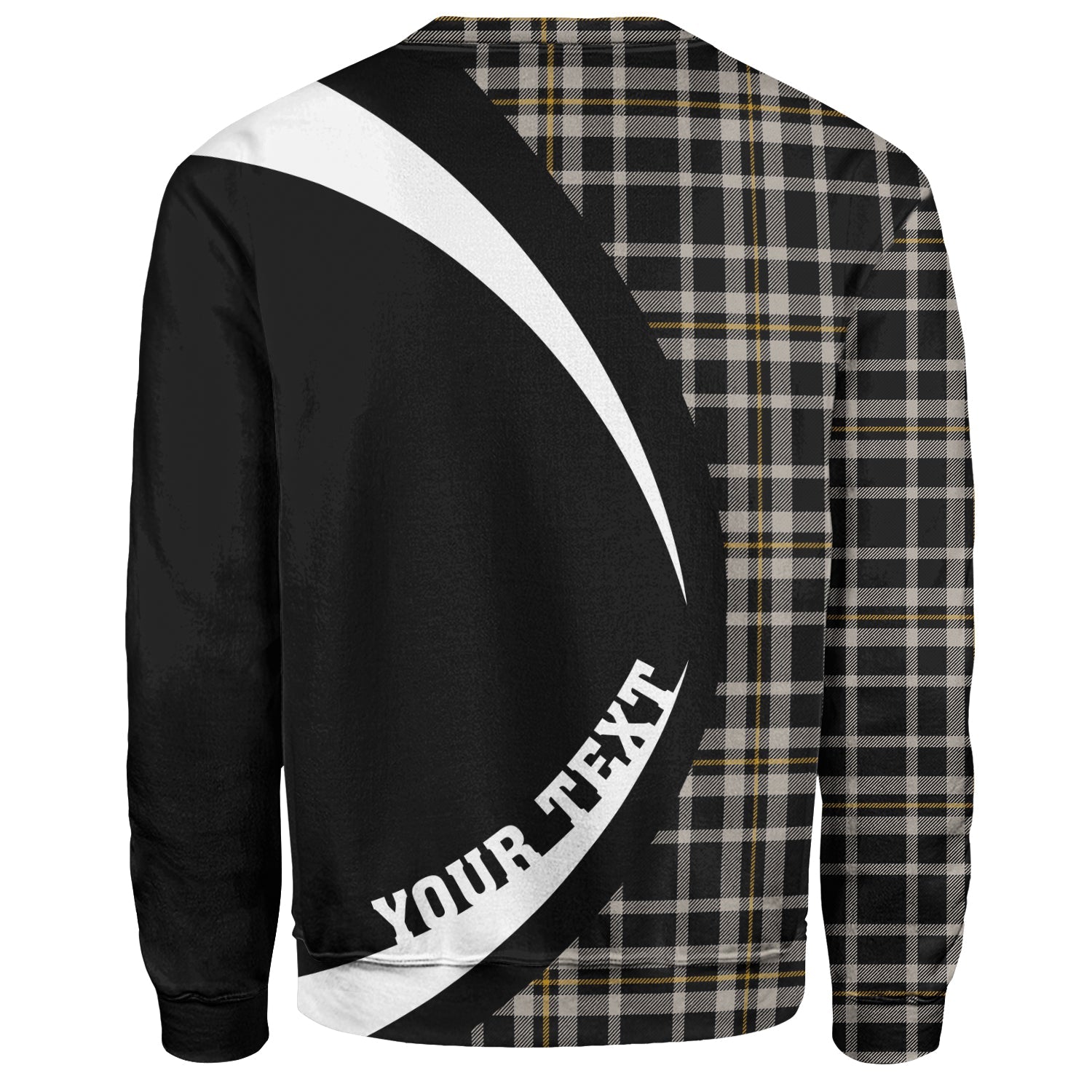 Ochterlony Clan Half Of Tartan Zipper Hoodie main image 1