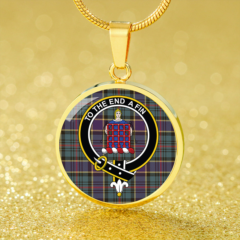 Scottish Tartan Ogilvie of Strathallan Weathered Clan Badge Gonfalon Personalize
