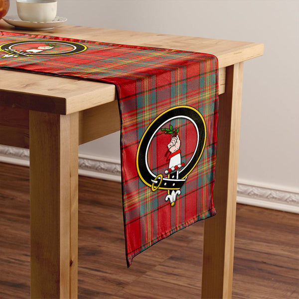 Oliver Weathered Clan Badge Tartan Table Runner