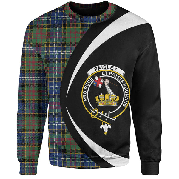 Paisley Drennan (Drennan Drennan) Modern Clan Badge Tartan Sweatshirt Circle Style Personalized