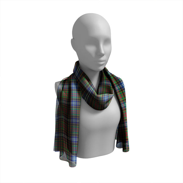 Paisley Drennan (Drennan Drennan) Modern Tartan Classic Silk Habotai Long Scarf