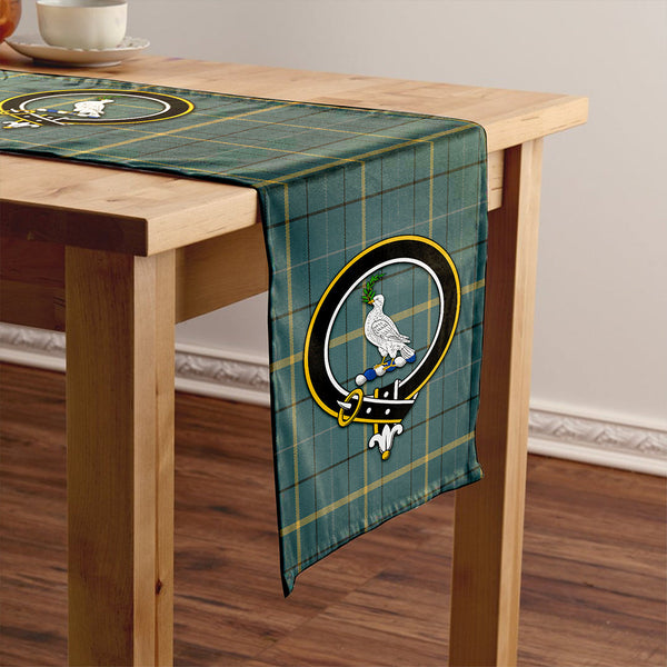 Pearson Weathered Clan Badge Tartan Table Runner