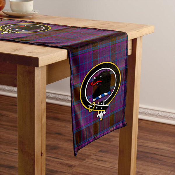 Phillips Modern Clan Badge Tartan Table Runner