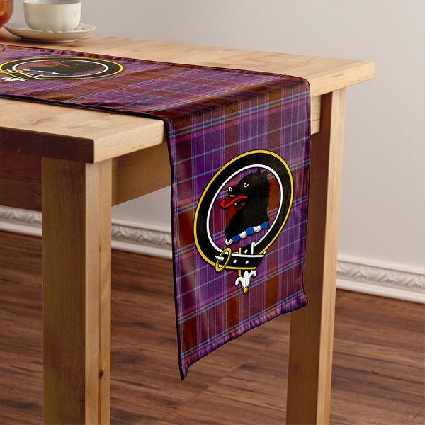 Phillips Weathered Clan Badge Tartan Table Runner
