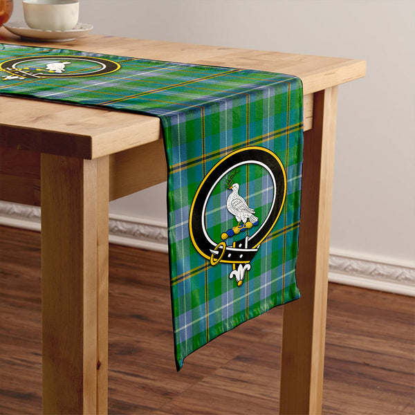 Porteous Ancient Clan Badge Tartan Table Runner