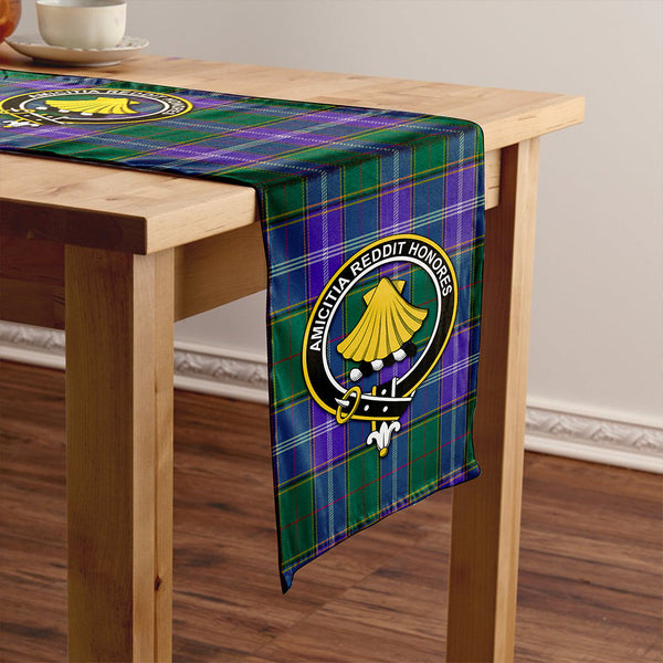 Pringle Modern Clan Badge Tartan Table Runner