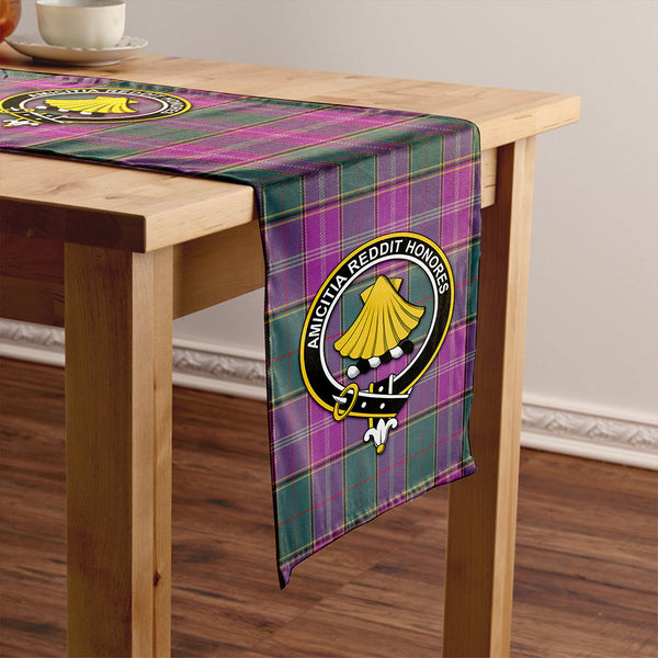 Pringle Weathered Clan Badge Tartan Table Runner