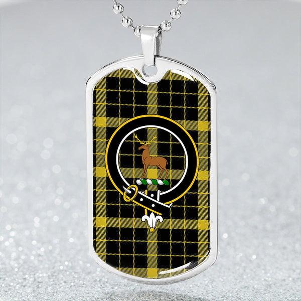 Raeburn Modern Clan Badge Classic Tartan Dog Tag Necklace