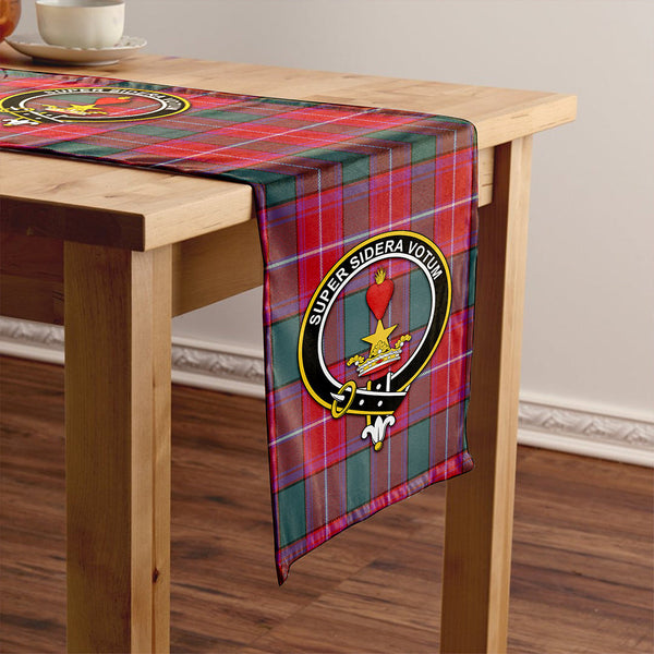 Rattray Weathered Clan Badge Tartan Table Runner