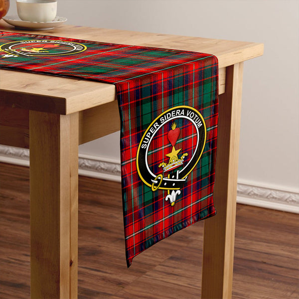 Rattray of Lude Modern Clan Badge Tartan Table Runner