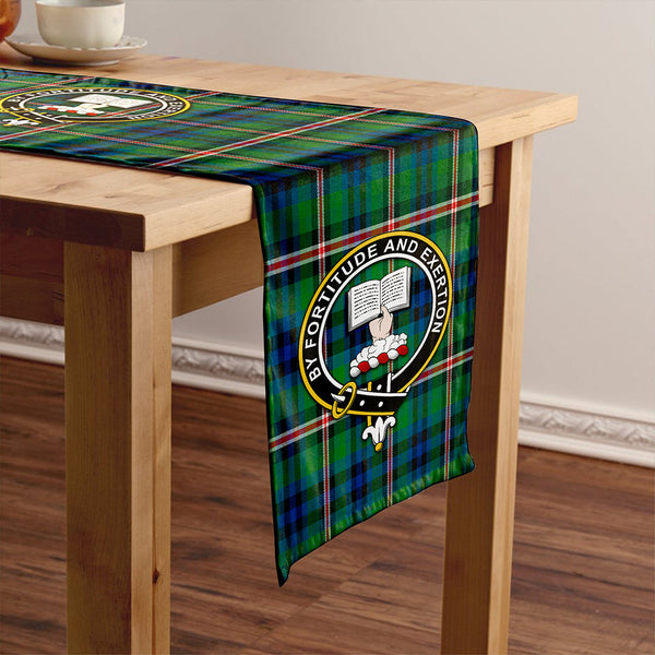 Reid (Mill City) Modern Clan Badge Tartan Table Runner