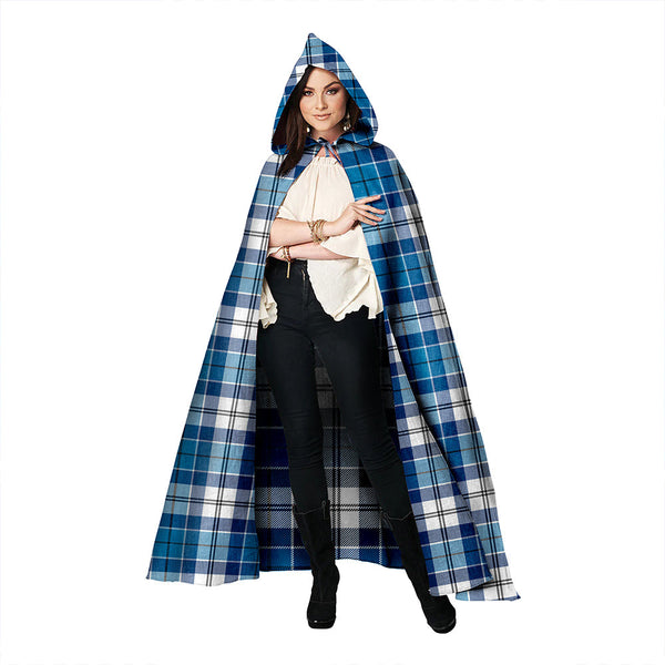 Roberton Clan Badge Tartan Hooded Cloak