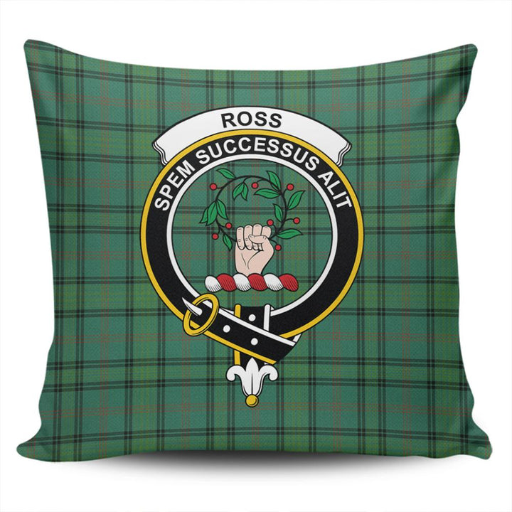 Ross Hunting Ancient Tartan Classic Crest Pillow Cover