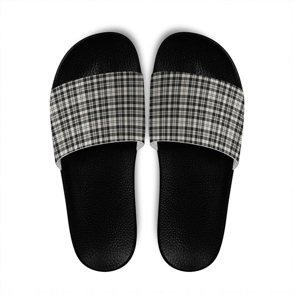 Scott Black & White Ancient Tartan Classic Slide Sandals