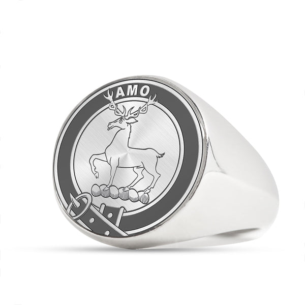 Scott Clan Badge Engraved Signet Ring