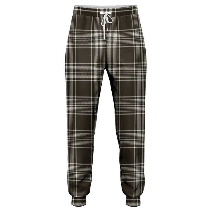 Scott Black - White Weathered Tartan Jogger Pants